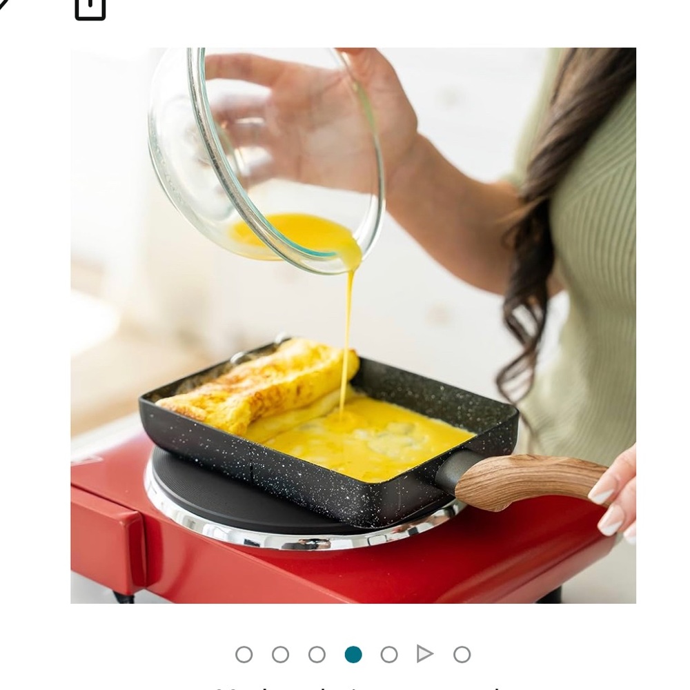 NEW Nonstick Egg Pan, Rectangle Frying Pan, kitchenware
